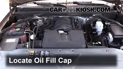 2015 Chevrolet Silverado 1500 LT 4.3L V6 FlexFuel Extended Cab Pickup Oil Add Oil